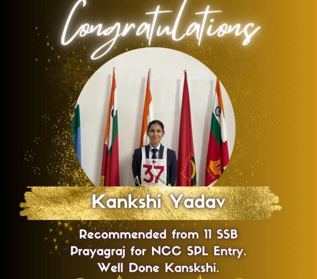 Kankshi Yadav - Invicta Defence Academy Success Stories