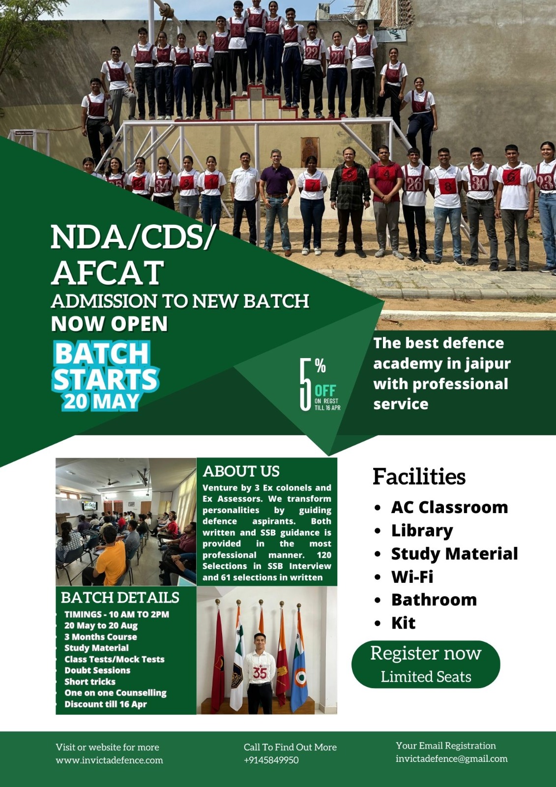 Invicta Defence Academy | New Batch