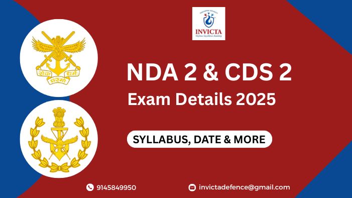NDA 2 & CDS 2 Exam Details 2025 - Syllabus, Date & More