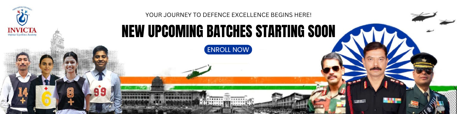 INVICTA DEFENCE ACADEMY upcoming batches NDA, CDS, SSB, AFCAT CTA