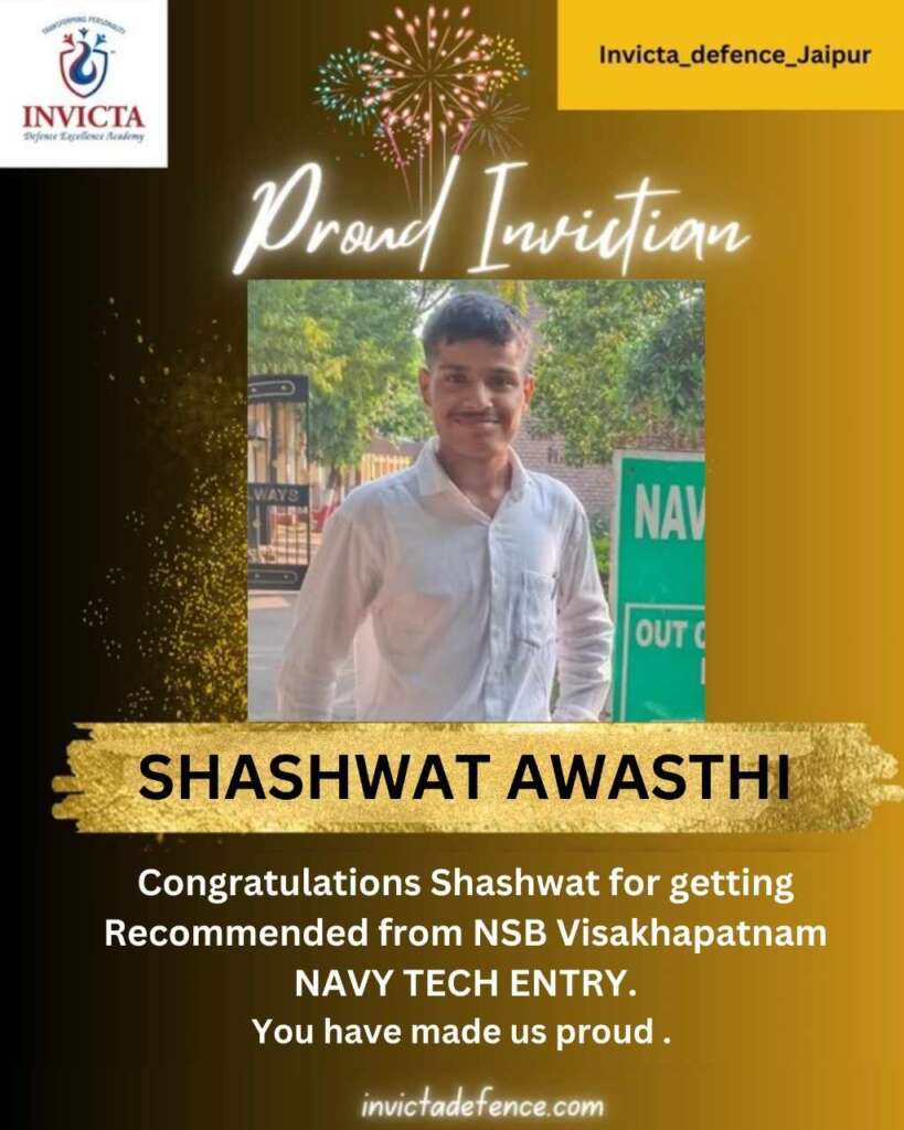 Invicta Success Student - Shashwat Awasthi